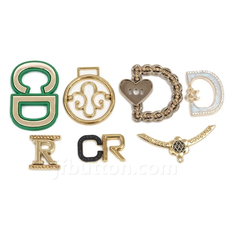 custom metal logo tags for clothing