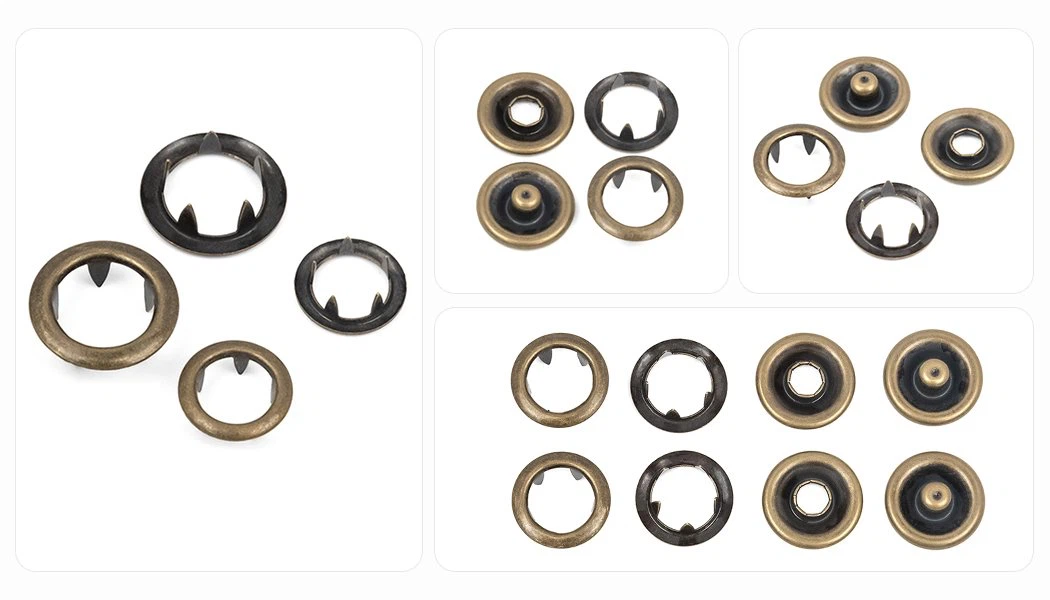 snap ring button