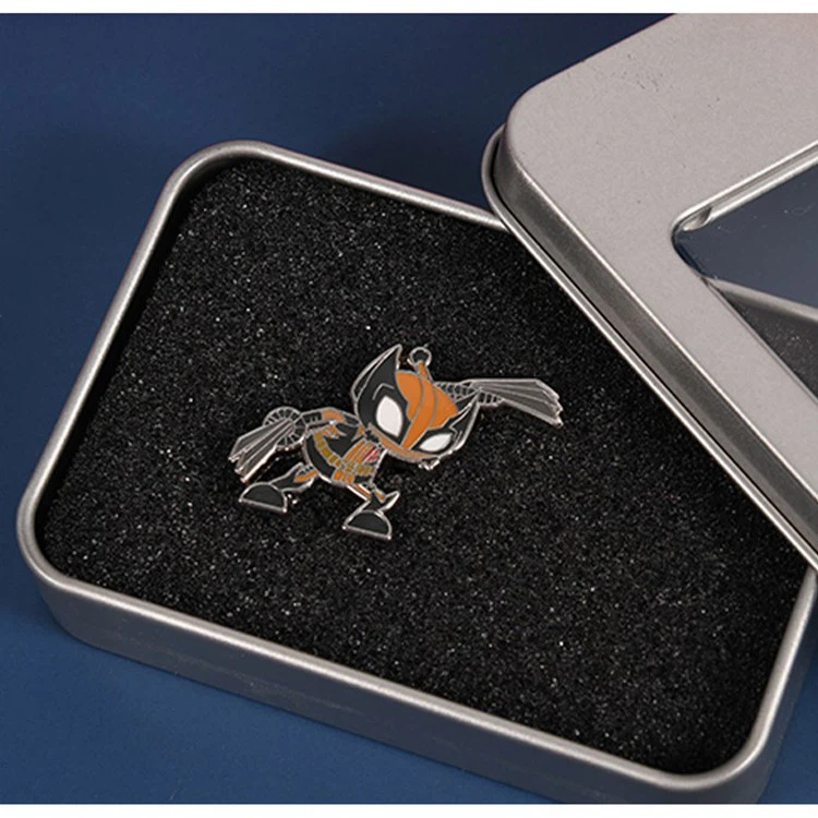 flamingo pin badge