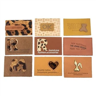 Kožené štítky jean