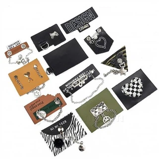 Kožené štítky pro klobouky