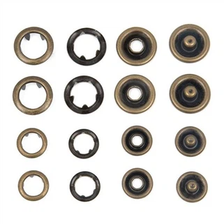 Kovové zacvakávací kroužky