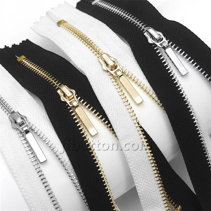 Decorative Metal Zippers