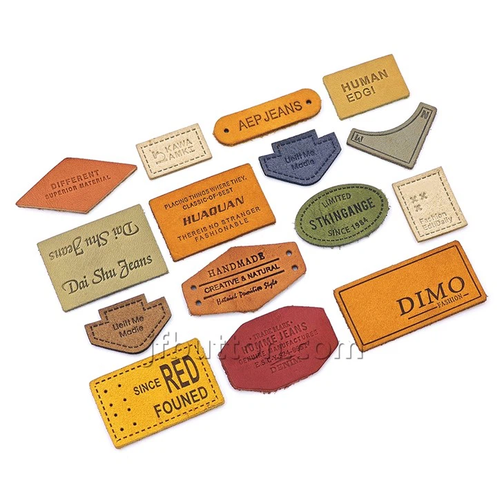 Personalised Leather Labels