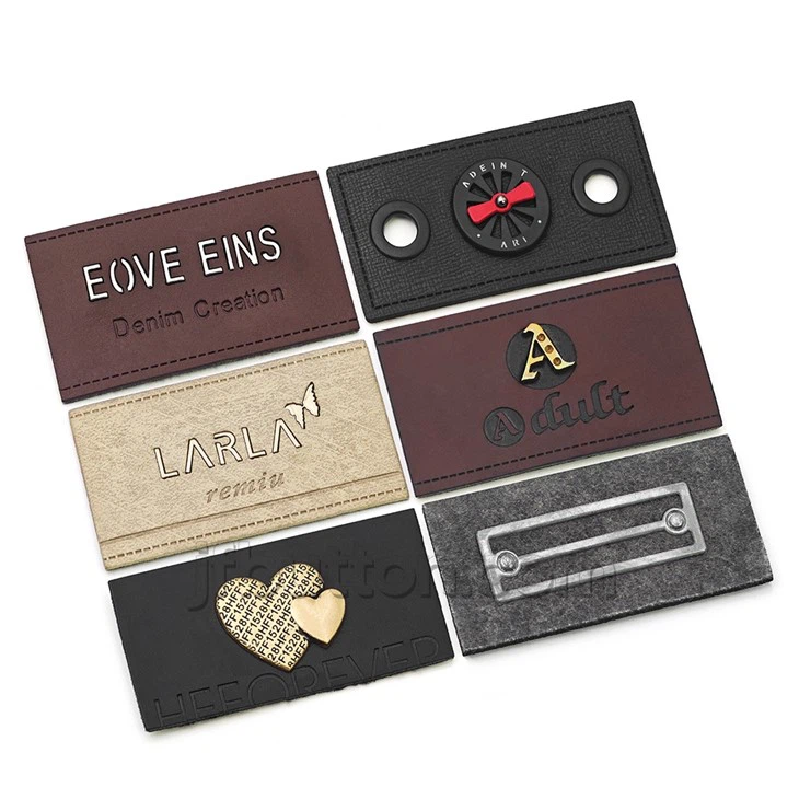 Rectangle Leather Patch With Logo suppliers