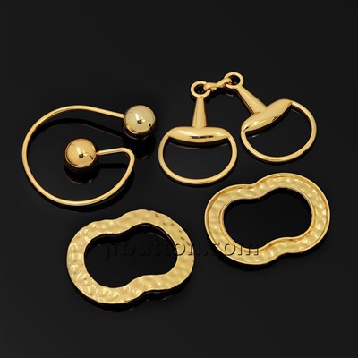 O Shape Bikini Kovový prsten