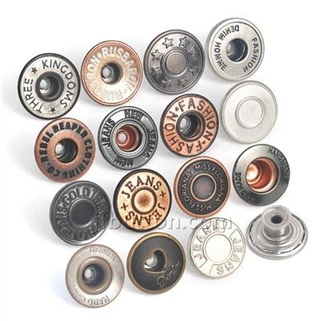 Tlačítka měděných džíny