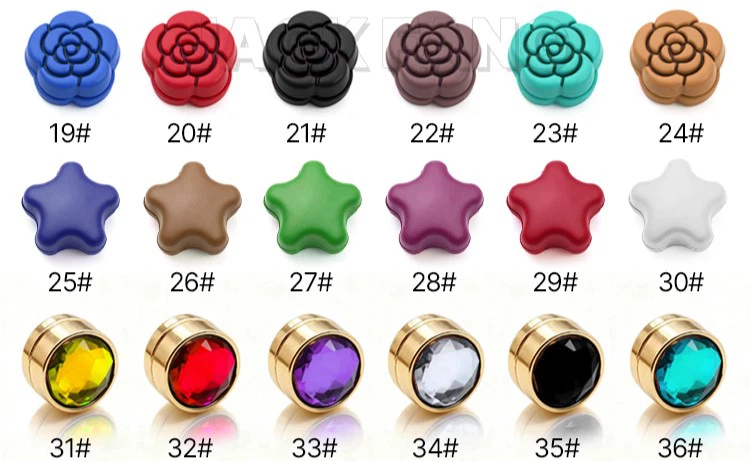 Magnetic Scarf Pins Sample